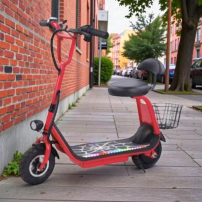 صورة سكوتر كهربائي أبو سلة منج 350W مع مقعد